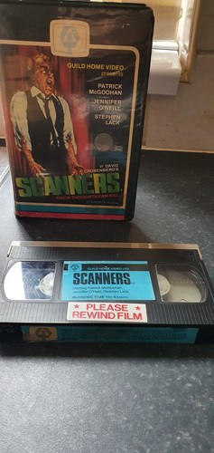Scanners vhs horror - vhs, box