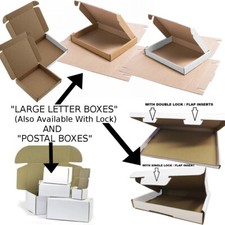 C4/A4 C5/A5 SIZE BOX ROYAL MAIL LARGE LETTER POSTAL CARDBOARD SHIPPING MAIL CS