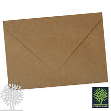 C5 A5 Brown Ribbed Kraft