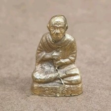 Thai Buddha Brass Amulet