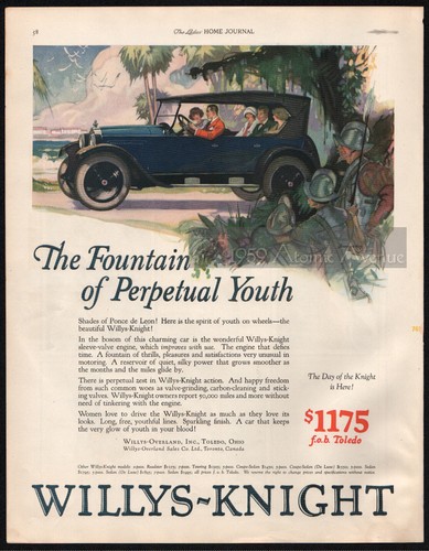 Vintage 1924 willys - willys~knight, car