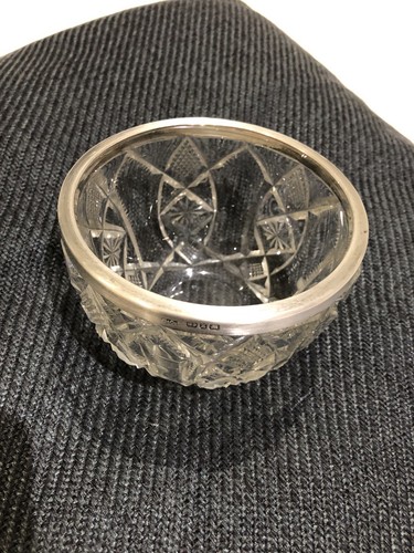 Edwardian silver topped - edwardian, glass