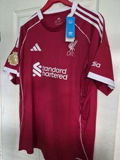 LIVERPOOL FC **Replica** football SHIRT 25/26  XXL Adidas (44in chest) 