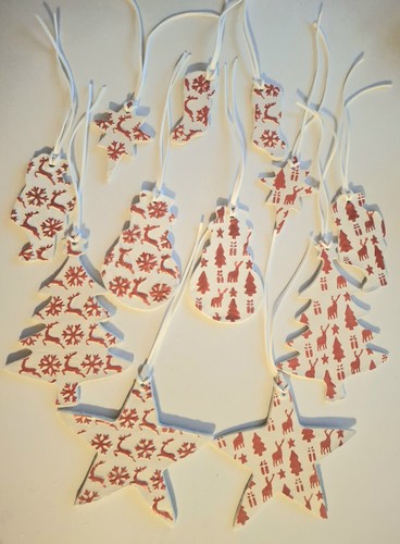Red white handmade - 12,