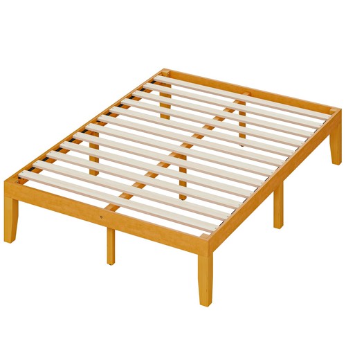 Solid wood bed - solid, wooden