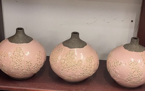 Chinese vase set crackle - vase,