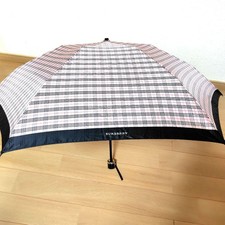 BURBERRY Logo Folding Umbrella