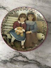 "Sisters Are Blossoms" Chantal Poulin 1995 Collector Plates (Bradford Exchange)