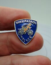 Pre-Owned U.S. Police Bike Patrol award Metal Lapel Pin Badge