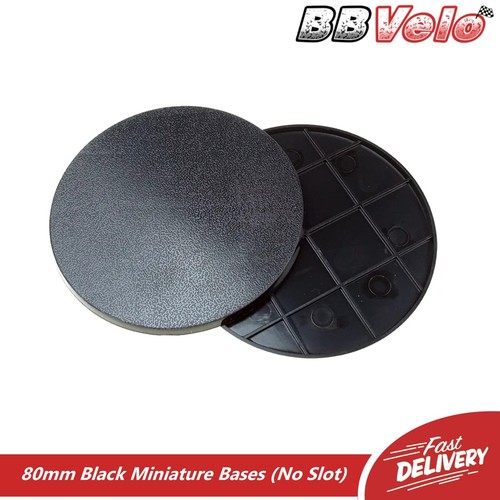 80mm round bases - 80mm, miniature