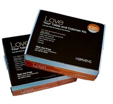 2 Harveys Love Your Table and Cabinet Kit - Care for your furniture Protection k