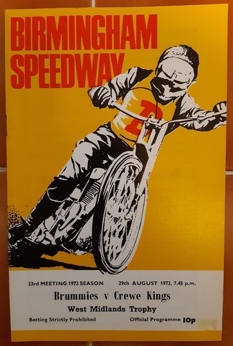 Birmingham crewe speedway - v,