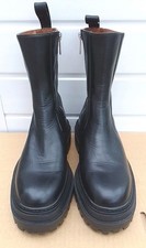 ZARA SIZE 3 BLACK LEATHER
