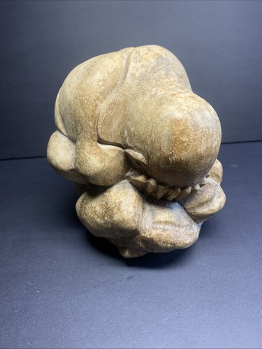 Hand carved wooden weeping - carved,