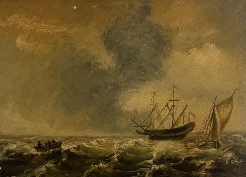 Charming oil painting - painting, stormy