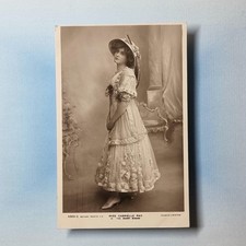 Edwardian Actress Postcard 1908 Real Photo Gabrielle Ray The Merry Widow