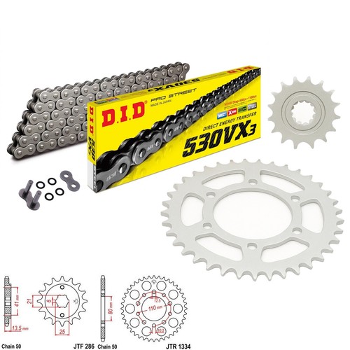 Cbr400 chain and sprocket - r,