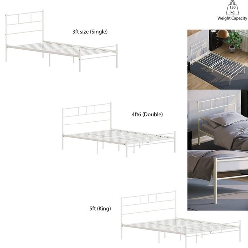 White 3ft 4ft6 - , 5ft