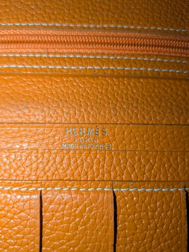 Hermes bearn long leather - bearn,