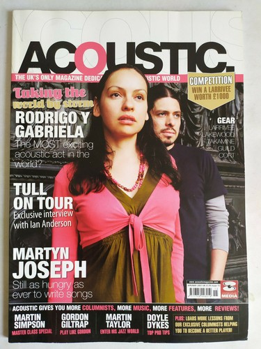 Acoustic magazine issue number - magazine,