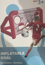 Inflatable Football Goal & Ball - Age 3+ - Brand New