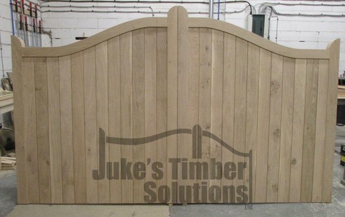 Wooden oak swan neck driveway - wooden,