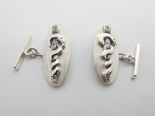 Rod of Asclepius: Silver 925 Cufflinks - Asclepius - Doctors - Physicians
