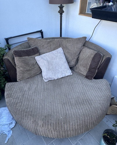 Corduroy upholstered cuddle - upholstered,