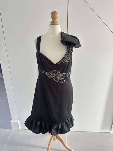 Karen millen black satin - karen,