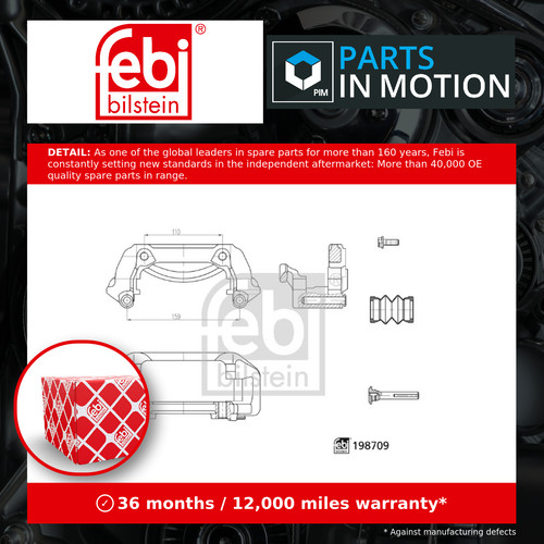 Brake caliper carrier - brake,