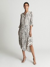 Reiss Neutral Harlow Ditsy