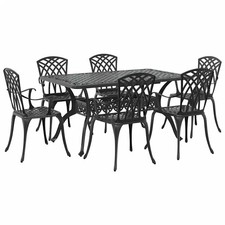 Garden dining set aluminium - dining,