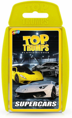 Supercars classic card game - supercars,
