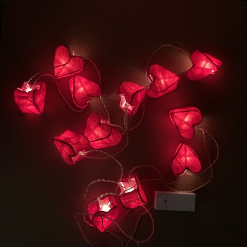 Ikea strala red heart string - ikea,