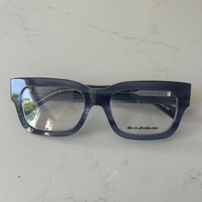 QUICKSILVER eyeglasses  11 blue rectangle glasses frame 56-19-150