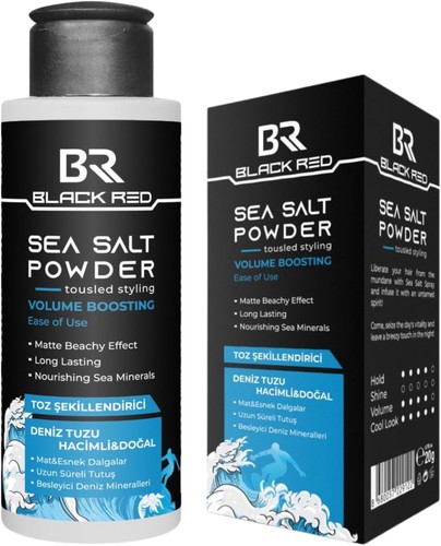 Black red sea - salt, hair