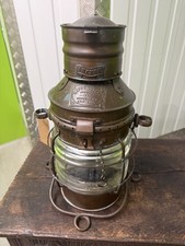 Antique Davey London Copper Ships Lamp