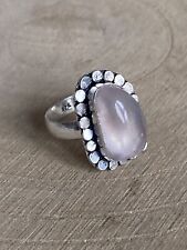 Rose Quartz Ring Size T