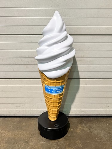 Ice cream cone display - cream,