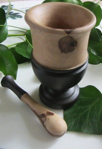 Wooden pestle and - pestle,