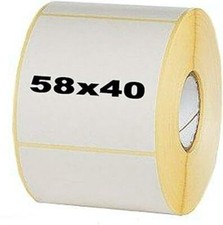 Scale labels - 58mm x 40mm Works with scales: CAS Dibal Bizerba Avery Berkel