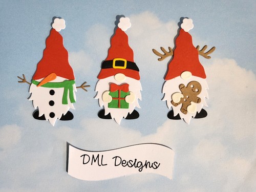 Christmas die cut card topper - christmas,