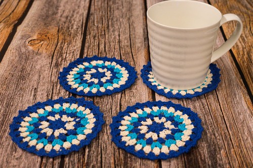 Set handmade crochet - set, of