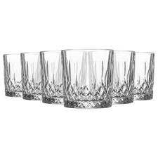 6x LAV Odin Whiskey Glasses Glass Scotch Rum Drinking Tumblers Set 330ml