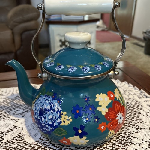 Pioneer woman blue teal floral - woman,