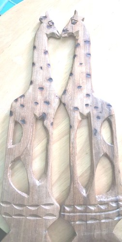 Vintage hand carved wooden - hand,