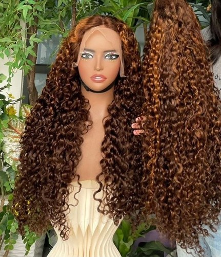 Women long curly lace front - women's,