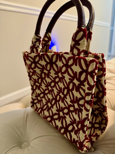 Small ivory burgundy - h&m, ivory/burgundy