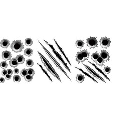 Car sticker 3D Funny Bullet