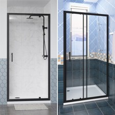 Hinged/Sliding/Bi Fold/Pivot Shower Door and Tray Enclosure Glass Screen Cubicle